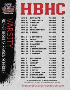 Printable 2025-26 Varsity Schedule